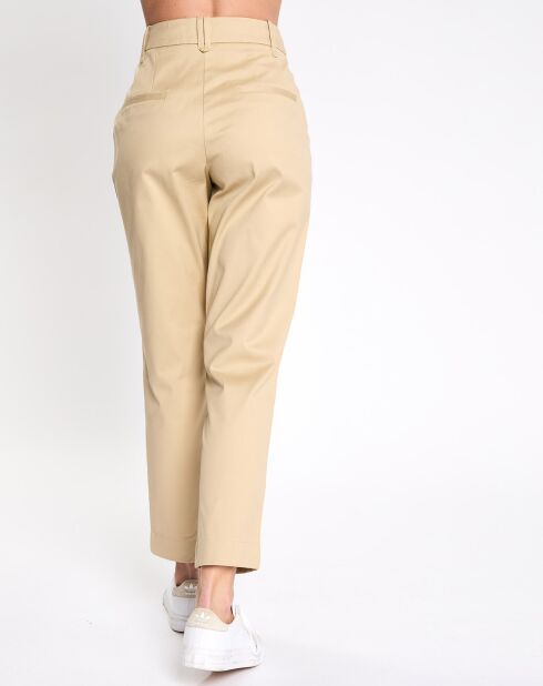Pantalon classique beige